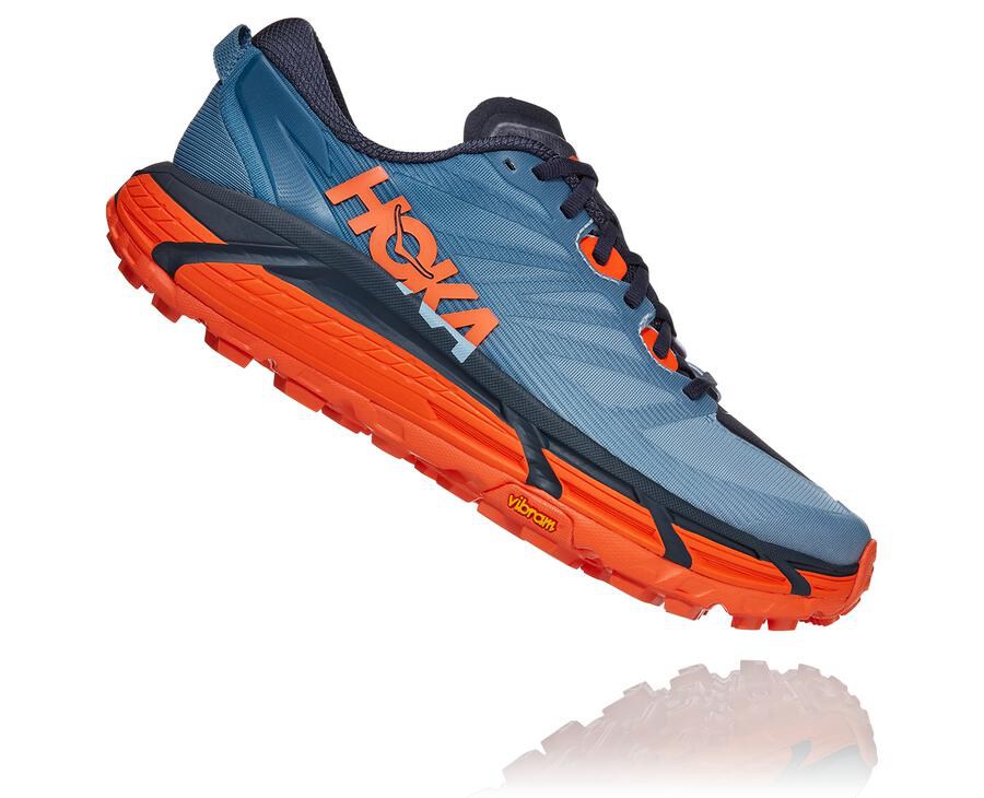 Hoka One One Spor Ayakkabı Erkek Mavi - Mafate Speed 3 - RU0328149